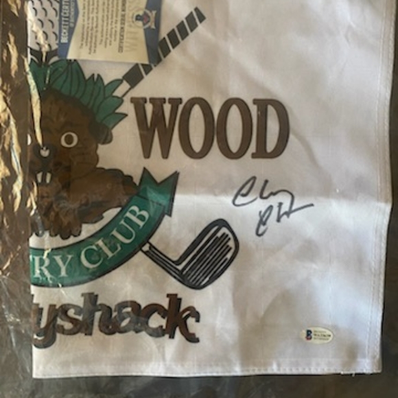 Chevy Chase signature authentic Golf Flag Caddyshack Bush Wood Country Club - Picture 8 of 8